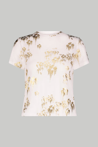 Jardin Foil Tee - White (Preorder)