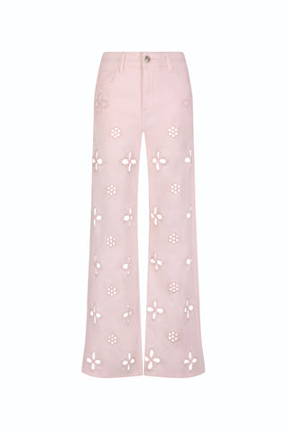 Kaia Pearl High Rise Jean - Blush (Preorder)