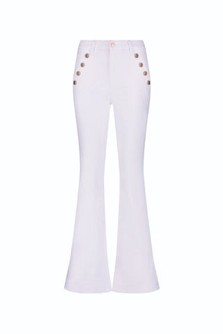 Allegra Bootcut Jean - White