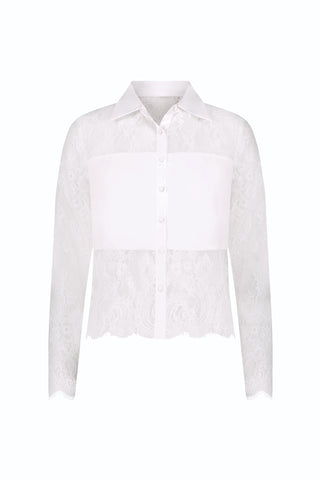 Vienna Lace Blouse - White