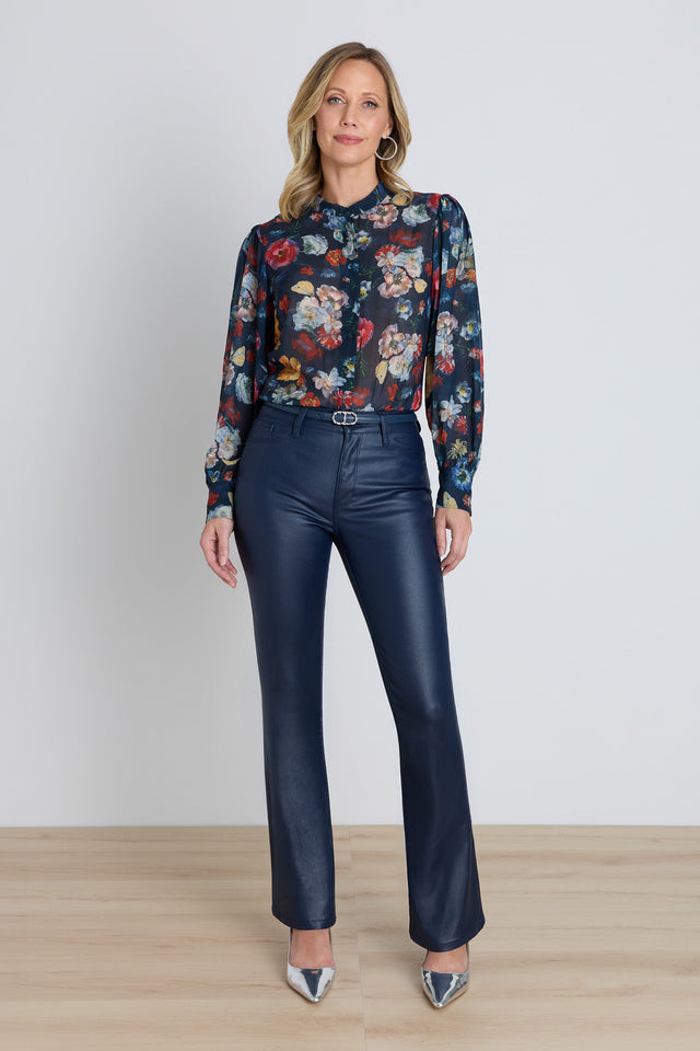 Colette Blouse - Midnight Garden