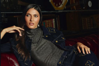 How to Style Coated Denim for Winter