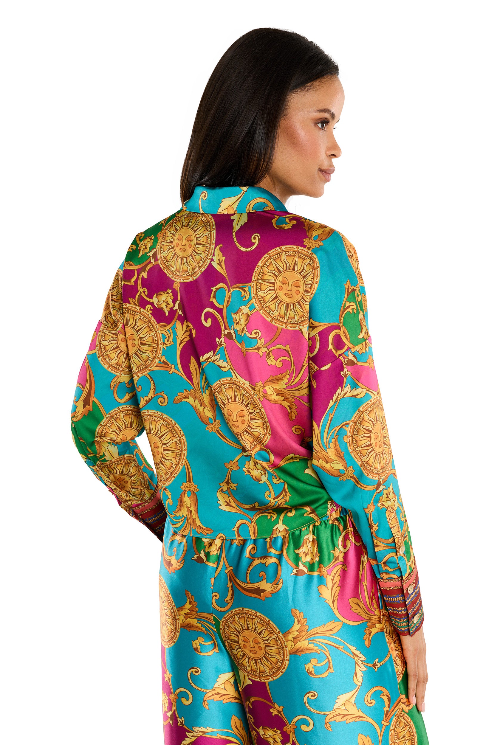 Cecilia Silk Tie-Front Blouse - Dolce Sun – The Noli Shop