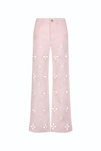Kaia Pearl High Rise Jean - Blush (Preorder)