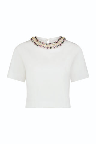 Crystal Naya T-Shirt - White
