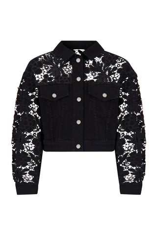 Celeste Jean Jacket - Black