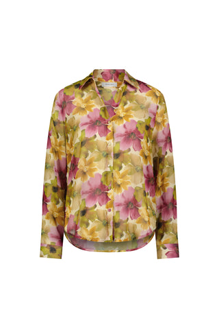 Ana Button Up Shirt - Floral Print