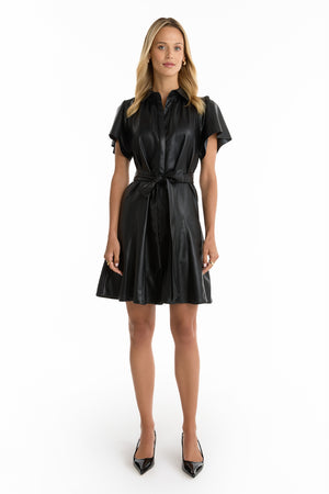 クーザ IMVAL / Lace Frill Leather Dress 080625_THENOLISHOP_Ecomm_06-