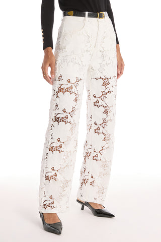 Celeste High Rise Jean - White