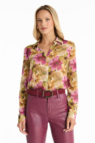 Ana Chiffon Blouse - Floral Print