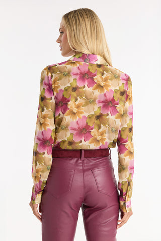 Ana Button Up Shirt - Floral Print