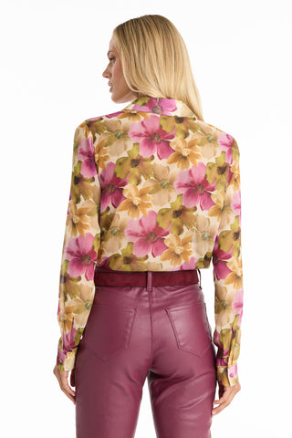 Ana Chiffon Blouse - Floral Print