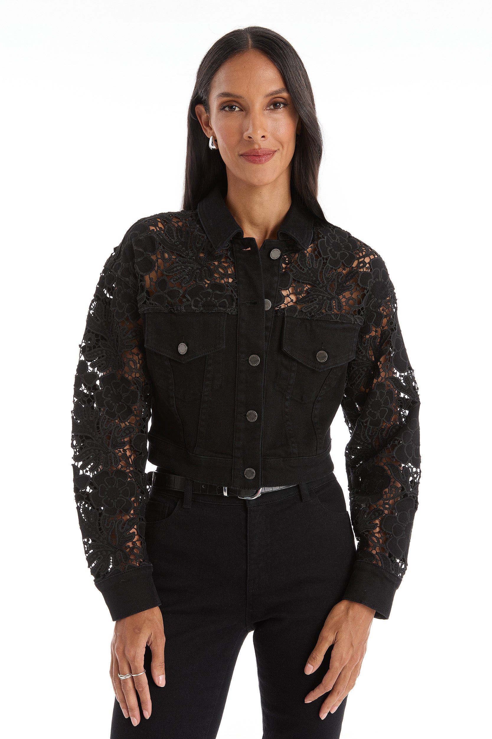 Celeste Jean Jacket Black – The Noli Shop - Main Image