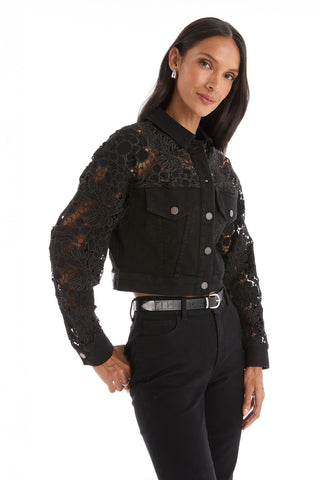 Celeste Jean Jacket - Black