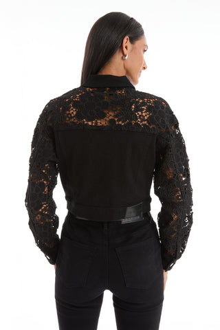 Celeste Jean Jacket - Black