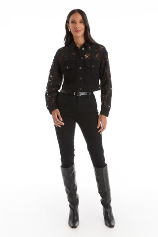 Celeste Jean Jacket - Black