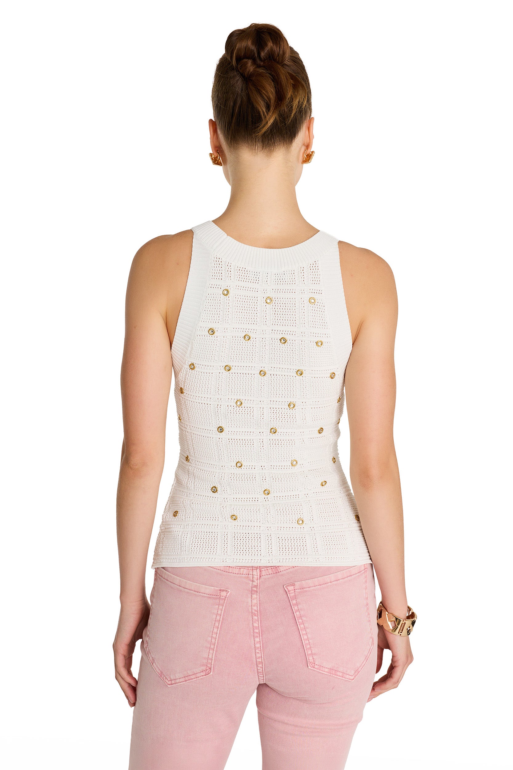 Mary Embellished Top - Pearl – The Noli Shop