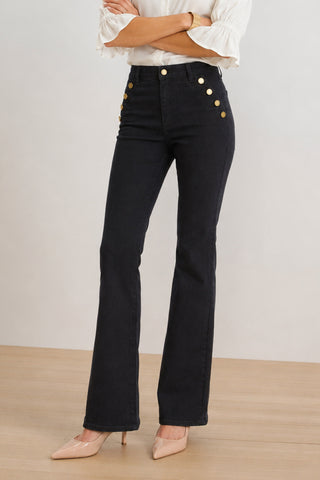 Allegra Bootcut Jean - Black