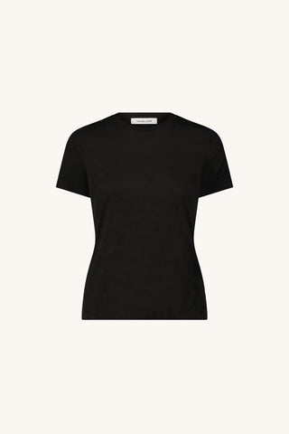 Amaya Suede T-Shirt - Black