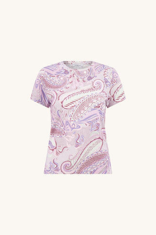 Amaya Ultra-Soft T-Shirt - Pastel Paisley