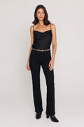 Aria Flare Jean - Black