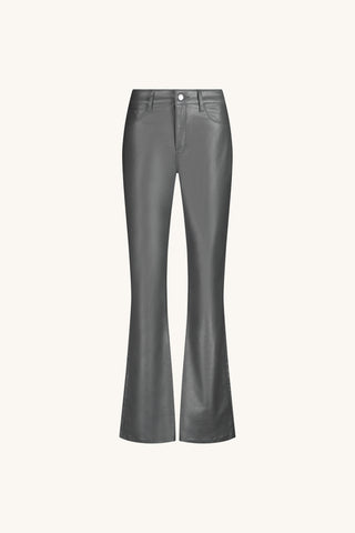 Aria Coated Flare Jean - Grey Chateau
