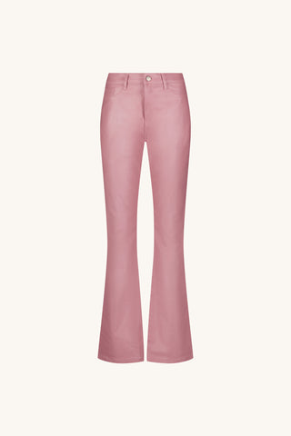 Aria Coated Flare Jean - Paradise Pink