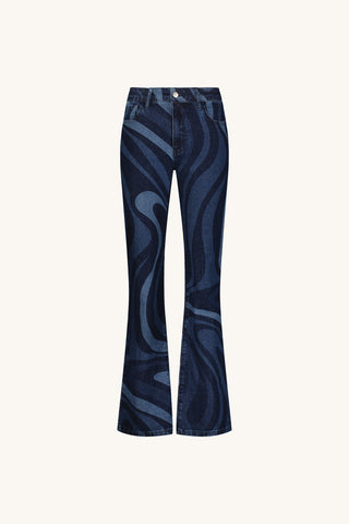 Aria Flare Jean - Blue Wave