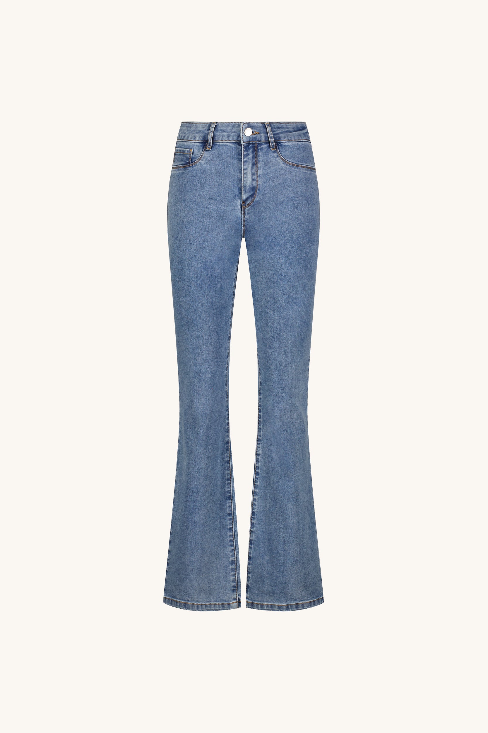 andar Airdenim Flare Jean Mid Blue 25 2本 Aria Flare Jean - Medium Blue | The Noli Shop