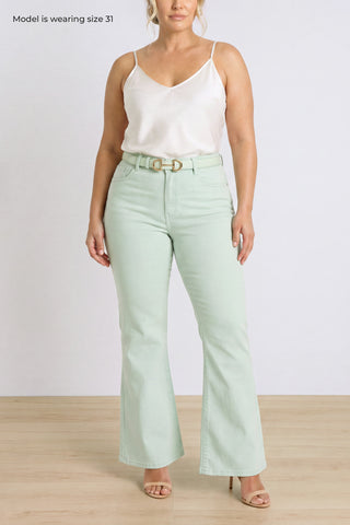 Aria Flare Jean - Mint