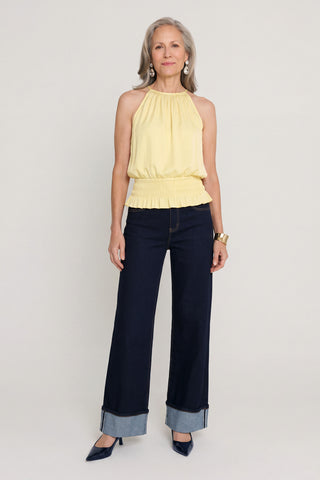 Betsy Halter Top - Sunshine Yellow