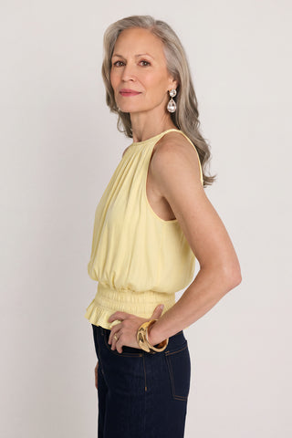Betsy Halter Top - Sunshine Yellow