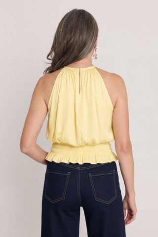 Betsy Halter Top - Sunshine Yellow