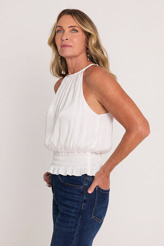 Betsy Halter Top - White