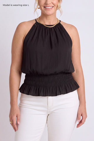 Betsy Halter Top - Black