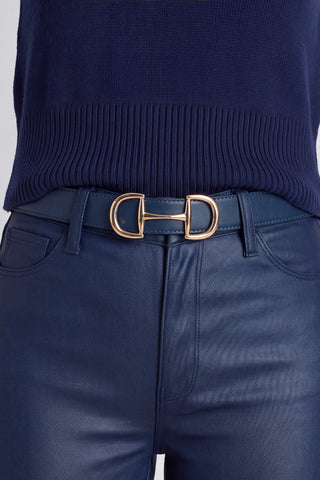 Bettie Belt in Navy, additional view, The Noli Shop