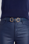 Bettie Belt in Navy, additional view, The Noli Shop