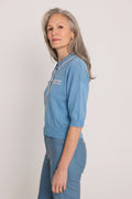 Bobbi Polo Shirt - Serene Blue