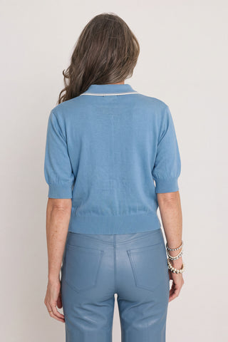 Bobbi Polo Shirt - Serene Blue