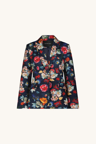 Cheryl Single Breasted Blazer - Midnight Garden
