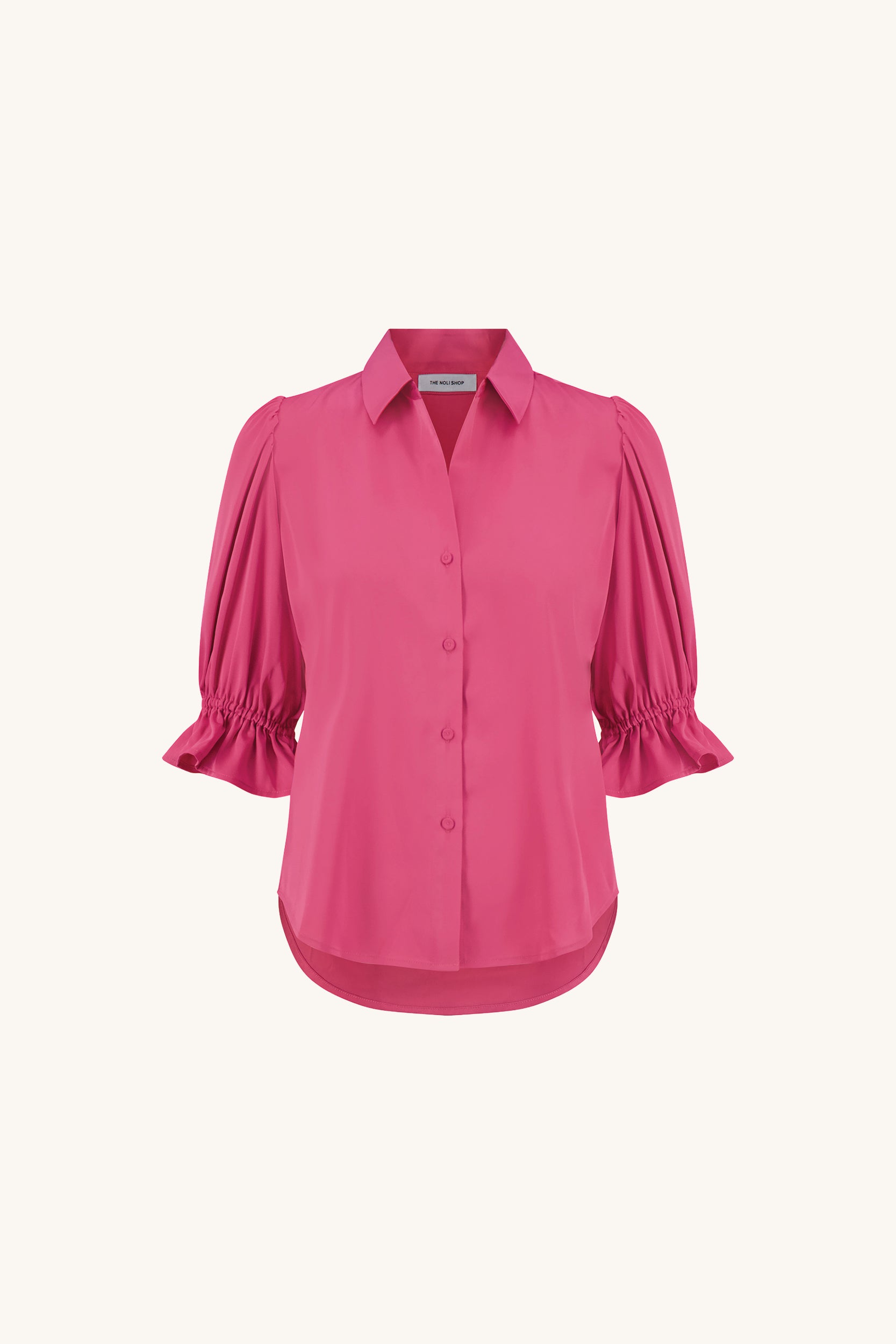 トップス sovisoon big frill crepe blouse pink Cindy Ruffle Sleeve Blouse - Petal Pink | The Noli Shop