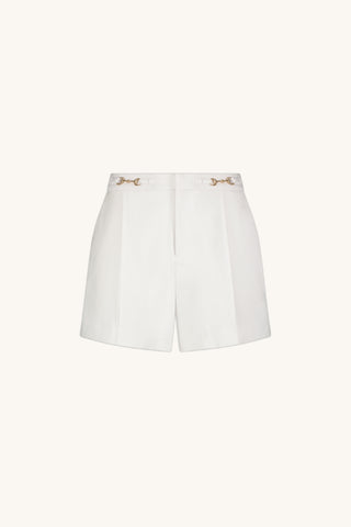 Ellery Horsebit Short - White
