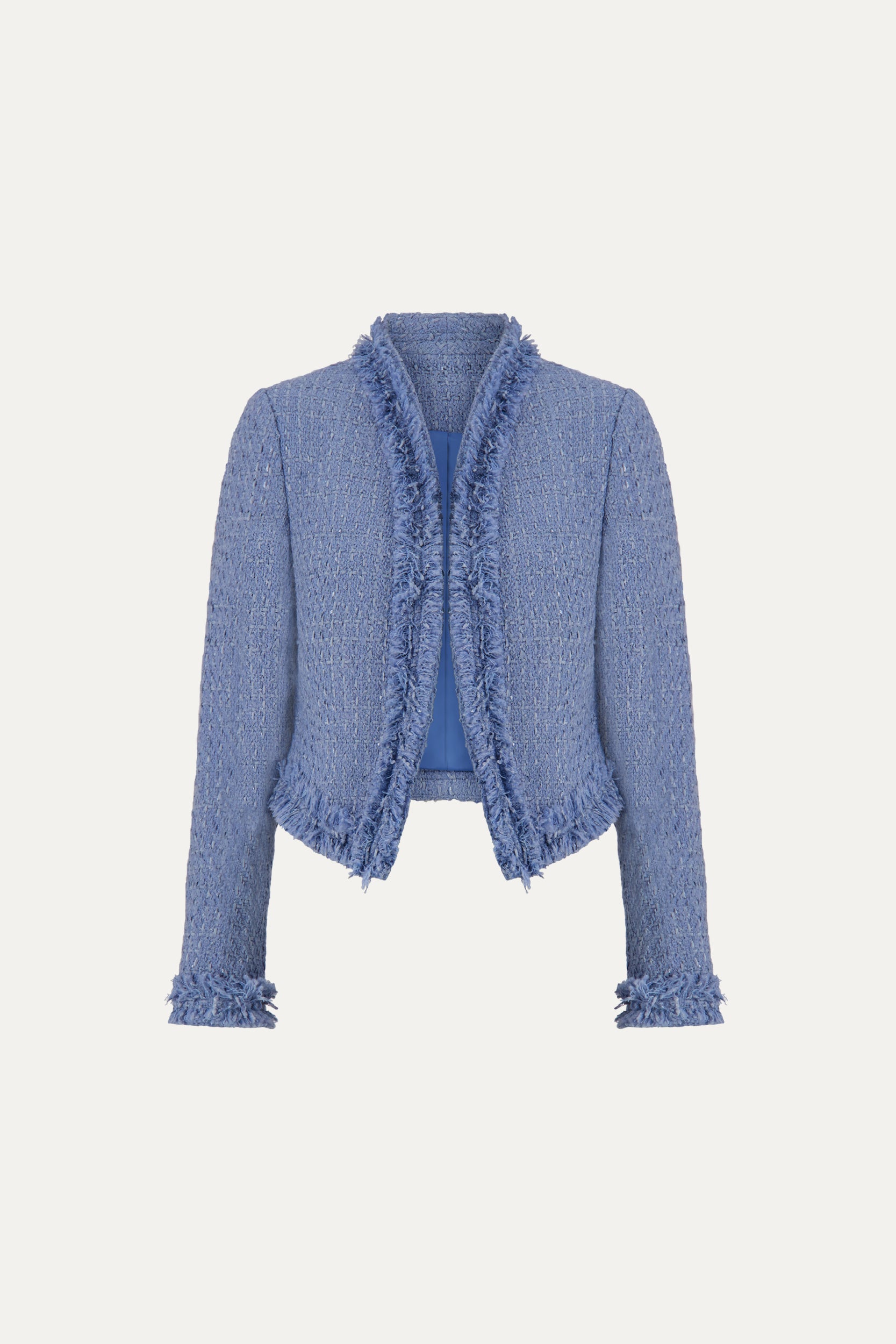 Florence Tweed Jacket - Coastal Blue | The Noli Shop