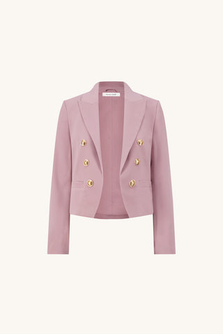 Gabrielle Double Breasted Blazer - Blush