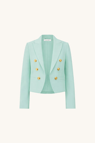 Gabrielle Double Breasted Blazer - Mint