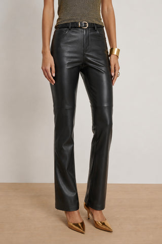 Jackie Leather Pant - Black