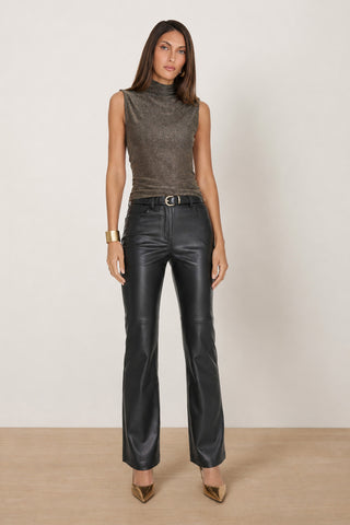 Jackie Leather Pant - Black