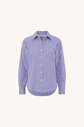 Jasmine Shirt - Blue Stripe