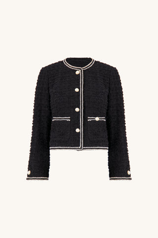 Joane Tweed Jacket - Black