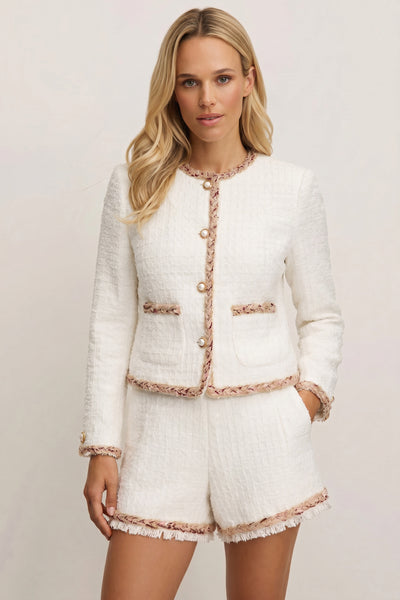 Pearl Multi Tweed Jacket for Women | The Noli Shop